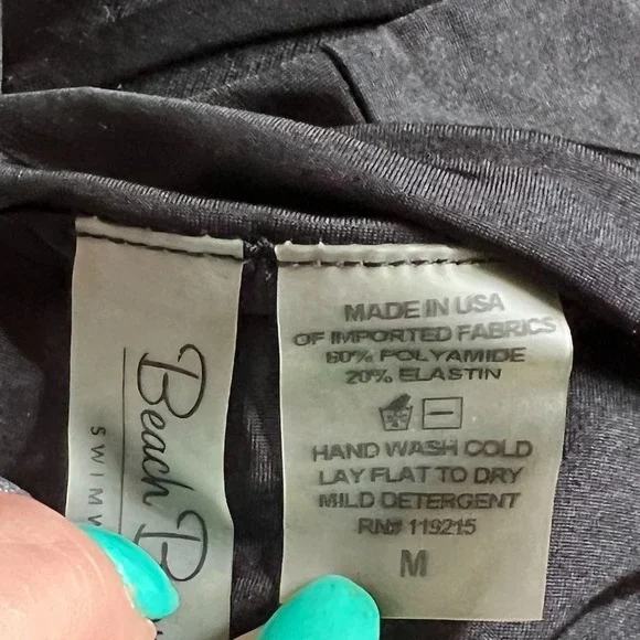 Beach Bunny Black Bikini Bottom‎